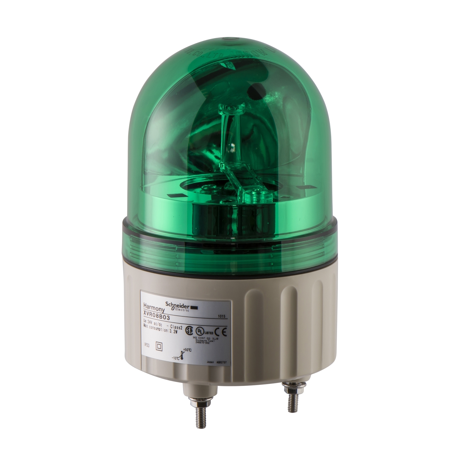 Schneider 84mm Rotating Mirror Green 24VAC-DC